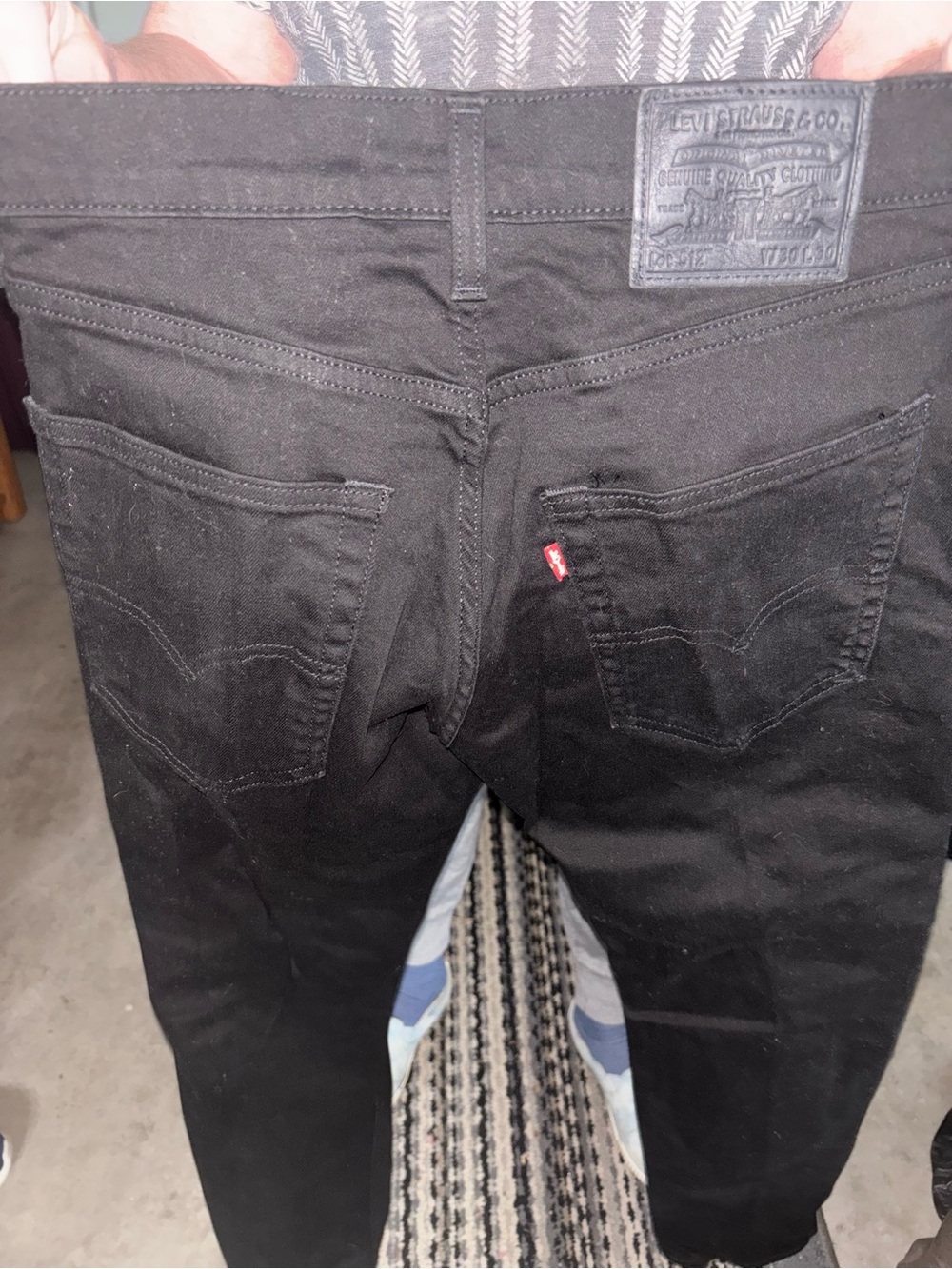 Levi's Men's Straight Jeans in Black